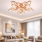 HDC FGD & RGD Finish 5+1 Ring Crystal LED Ceiling Chandelier Light for Living Room