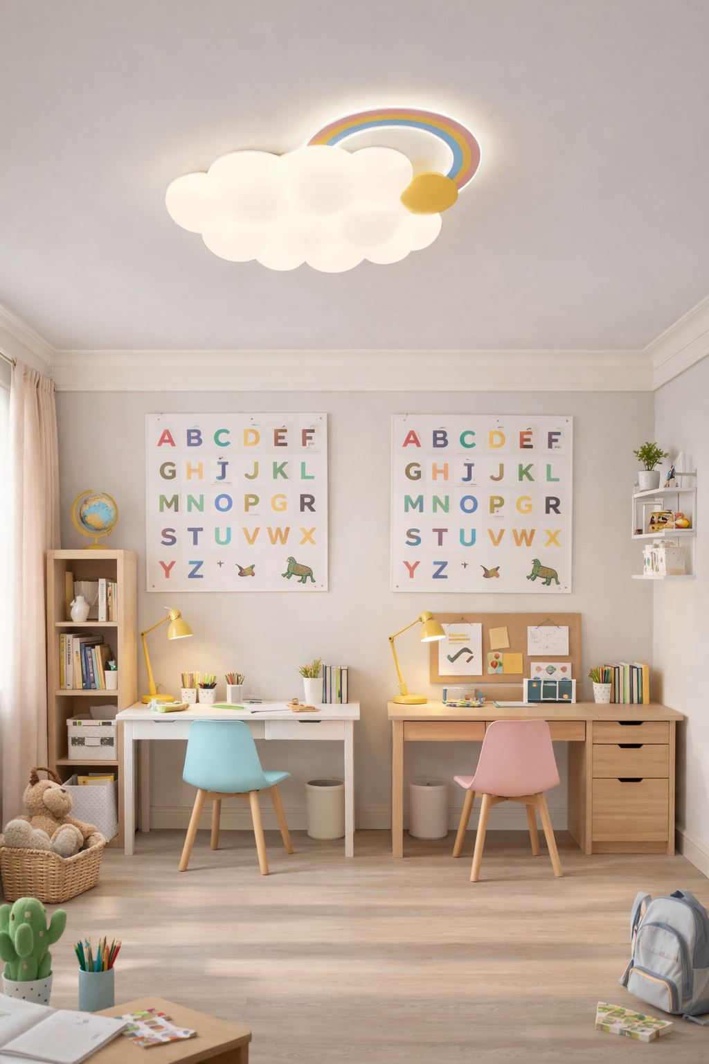 HDC Nordic Cloud Child Stylish Ceiling Lights For Girl Bedroom Nursery Children's Room Chandelier Home Decor