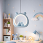 Hdc Kids’ Pink & Blue Bear Cute LED Pendant Light for Childrens Room Bedroom Nursery Kids Lights
