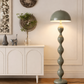 HDC Luxury Modern Designer Floor Lamp with Sculpted Body for Living Room & Bedroom