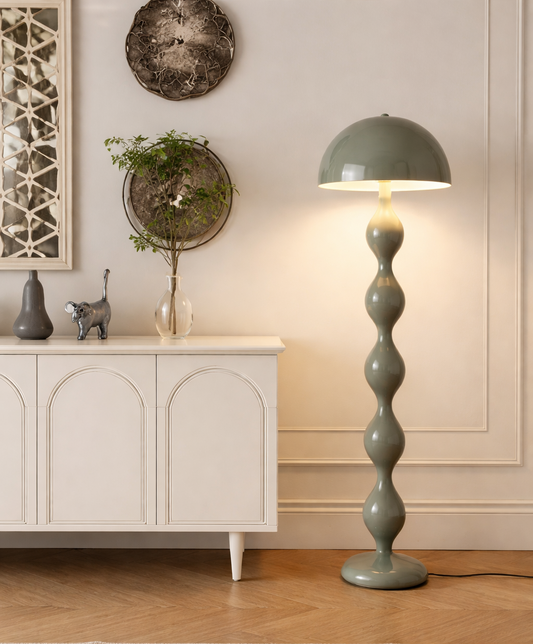 HDC Luxury Modern Designer Floor Lamp with Sculpted Body for Living Room & Bedroom