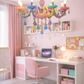 HDC 6 Lights Colorful Kids Fantasy Chandelier Ceiling Light for Children’s Room