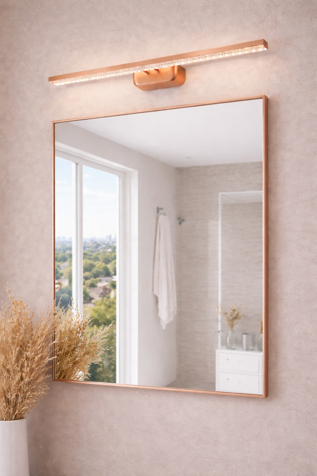 HDC Luxury Gold/Rose gold LED Mirror Light for Bathroom & Vanity