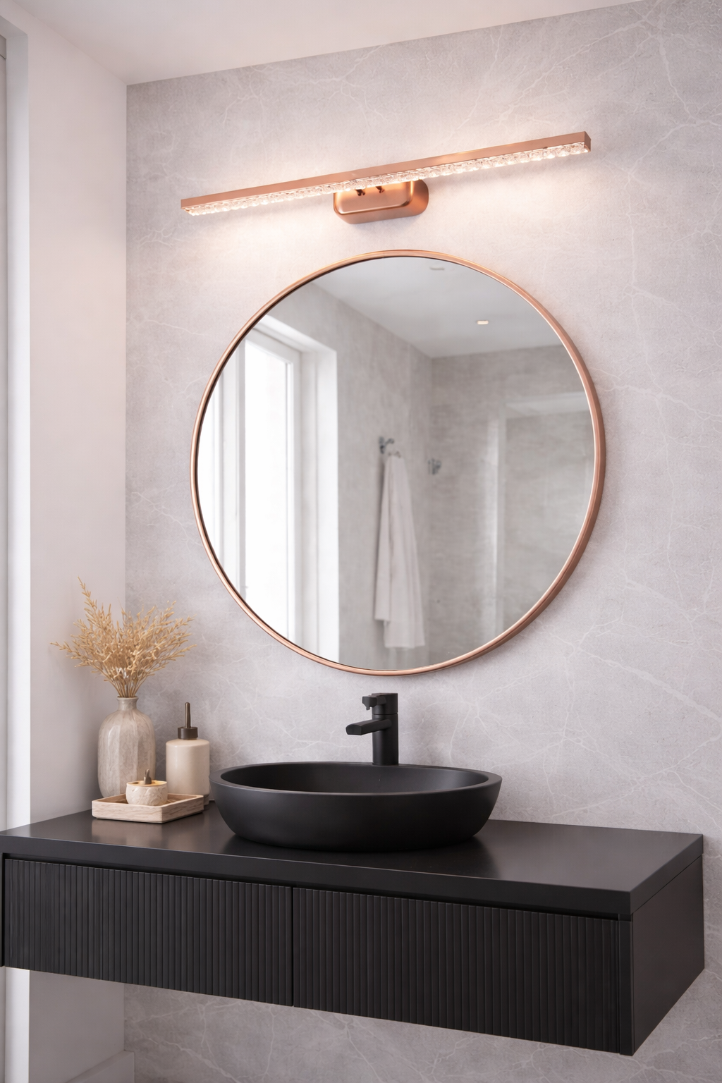 HDC Luxury Gold/Rose gold LED Mirror Light for Bathroom & Vanity