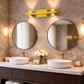 HDC Modern Gold LED Wall Light with Dual Up & Down Light for Bedroom, Living Room, Passage & Hotel Décor