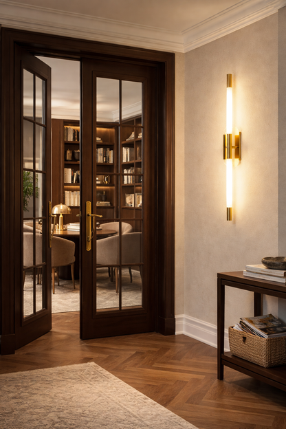 HDC Luxury Modern Gold/RGD LED Wall Light for Living Room, Bedroom & Hotel Décor