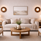 HDC Luxury Wooden Finish Circular Wall Light for Bedroom, Living Room & Ambient Décor