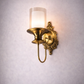 HDC Luxury Antique Gold Dual Glass Wall Light for Living Room, Bedroom & Hotel Décor