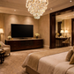 HDC 300/400mm Luxury Crystal Ceiling Light for Living Room & Bedroom