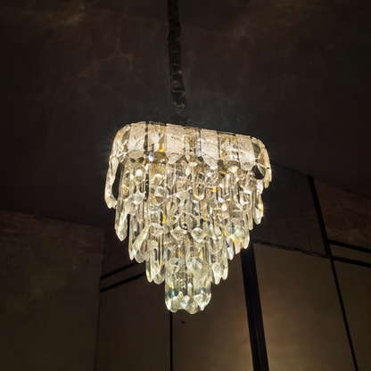 HDC 300/400mm Luxury Crystal Ceiling Light for Living Room & Bedroom