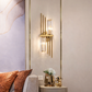 Hdc Postmodern Crystal Metal Living Room Bedroom Bedside Sconce Tv Background Wall Lamp