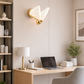 HDC Led Acrylic Butterfly Shape Golden Metal Wall Light - Tricolor