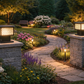 HDC Modern Black Finish, Water-Resistant Outdoor LED Gate Light for Courtyard Door Decorative Lamp