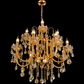 HDC Luxury Gold Crystal Light Decorative Chandelier Ceiling Light for Living Room, Dining Room