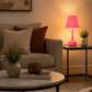 HDC Modern Blue Fabric Table Lamp