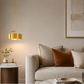 HDC Modern Golden Metal Pendant Light for Bedroom, Living Room