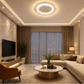 HDC Luxury Crystal LED Square & Round Ceiling Light for Bedroom, Living Room