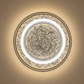 HDC Luxury Crystal LED Square & Round Ceiling Light for Bedroom, Living Room