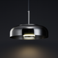 HDC Smoke Glass Light Fixture LED Ceiling Pendant Lamp