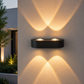HDC Modern Up & Down Dual Beam LED Outdoor Wall Light