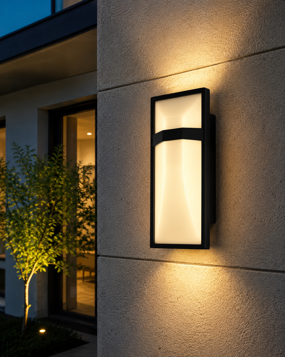 HDC Modern Outdoor Wall Light for Gate Pillars, Boundary Walls
