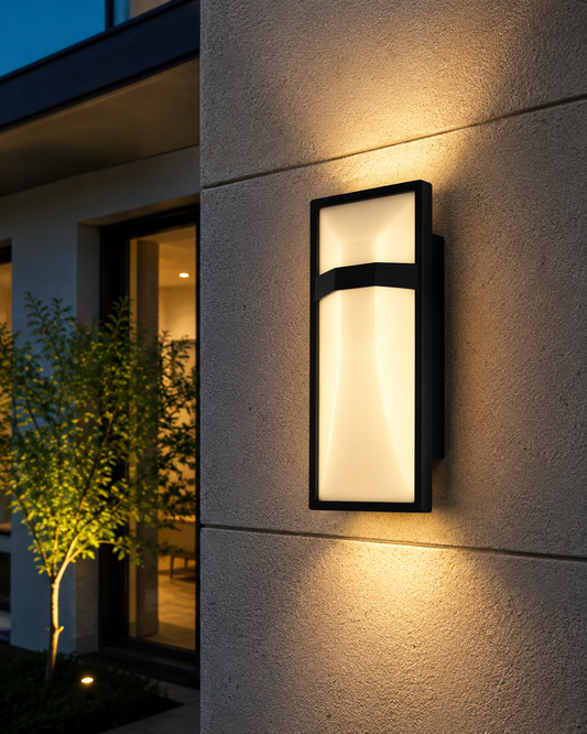 HDC Modern Outdoor Wall Light for Gate Pillars, Boundary Walls
