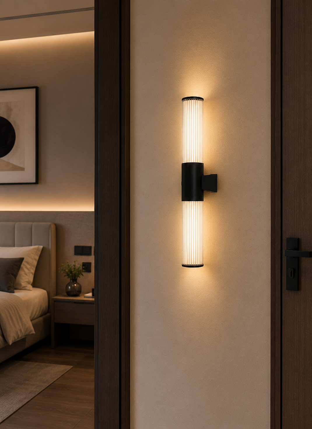 HDC Modern Up & Down LED Wall Light for Bedroom, Living Room