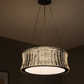 HDC Luxury Crystal Drum Chandelier for Bedroom, Living Room