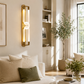 HDC Modern Gold LED Wall Light for Bedroom, Living Room