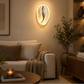 HDC Modern Gold/ Silver Resin Wall Light for Bedroom, Living Room
