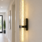 HDC Modern Gold Crystal LED Wall Light for Bedroom, Living Room