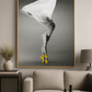Hdc Graceful Ballet Dancer Canvas Painting Gift Elegant Dance Art for Home and Living Room Decor