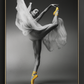 Hdc Graceful Ballet Dancer Canvas Painting Gift Elegant Dance Art for Home and Living Room Décor