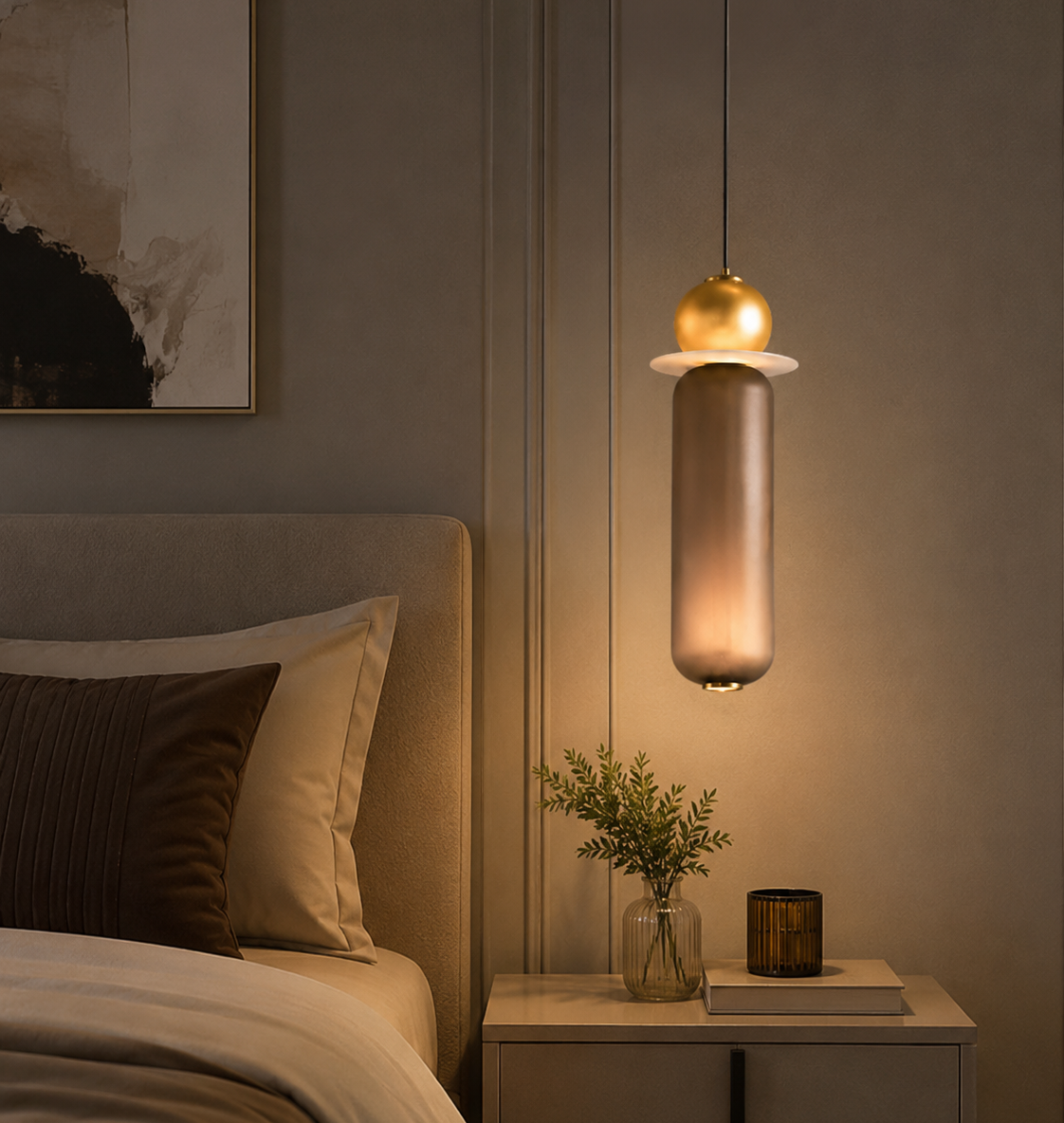 HDC Luxury Decorative Pendant Light for Bedroom, Living Room