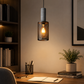 HDC Modern Industrial Terrazzo & Gold Mesh Pendant Light