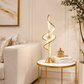 HDC Modern Crystal Spiral LED Table Lamp for Bedroom, Living Room, Office Desk
