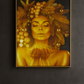 Hdc Home Decor Nordic Golden Women Poster Wall Pictures Fashion Woman Lips Gold and Black Modern High Quality African Art Paintings