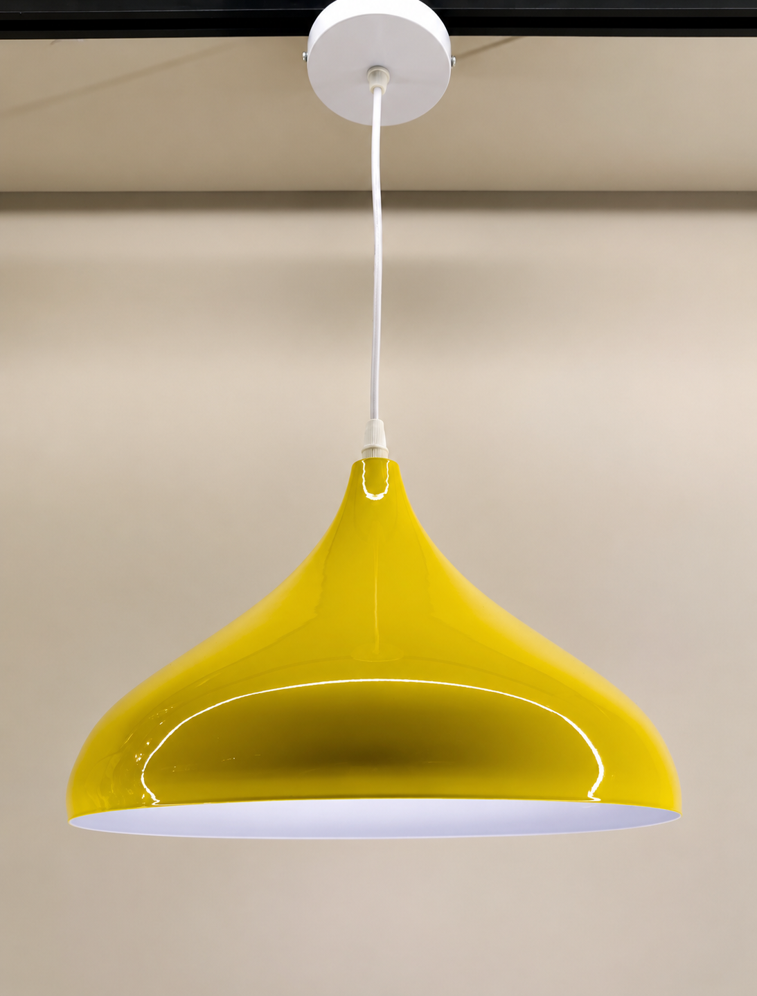 Ojaro Modern Dome Metal Pendant Light for Dining & Kitchen, Bedroom, Cafe