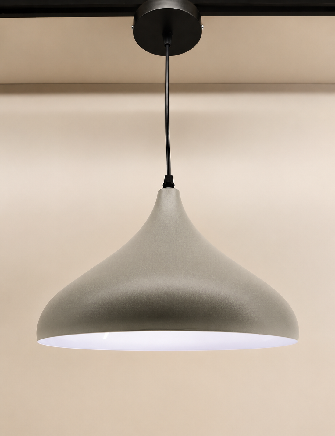 Ojaro Modern Dome Metal Pendant Light for Dining & Kitchen, Bedroom, Cafe