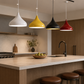 Ojaro Modern Dome Metal Pendant Light for Dining & Kitchen, Bedroom, Cafe