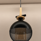 Ojaro Modern Industrial Mesh Pendant Light for Bedroom, Living Room