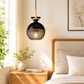 Ojaro Modern Industrial Mesh Pendant Light for Bedroom, Living Room