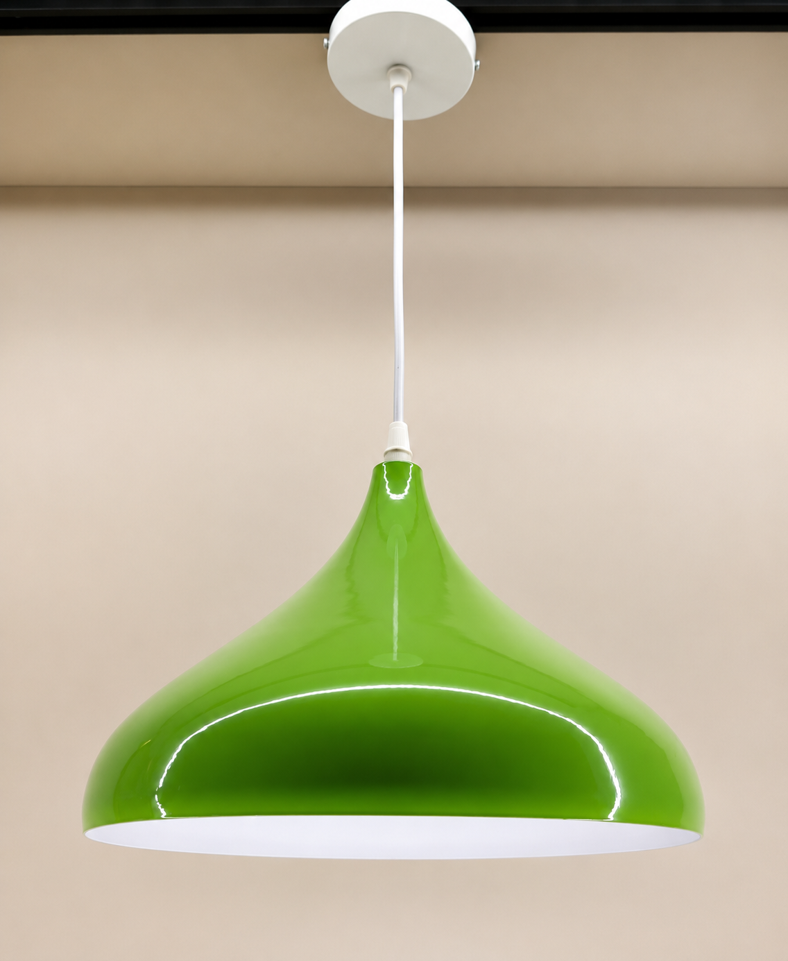 Ojaro Modern Dome Metal Pendant Light for Dining & Kitchen, Bedroom, Cafe