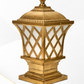 HDC Luxury Coffee/Black/Gold Outdoor Gate Light for Gate Walls, Garden Pillars