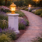 HDC Luxury Classic Coffee/Black/Gold Outdoor Gate Light