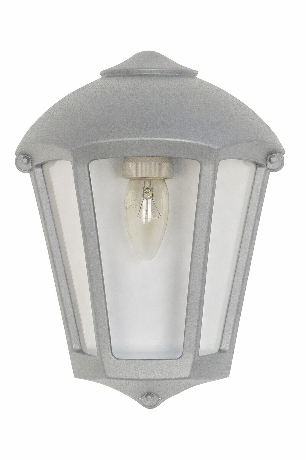 HDC Classic Black Metal Outdoor Wall Lantern for Balconies, Garden