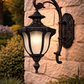 HDC Luxury Vintage Outdoor Wall Lantern Light – Antique Gold Finish