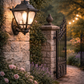 HDC Classic Vintage Outdoor Wall Lantern – Weatherproof Exterior Gate & Garden Light