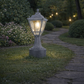 HDC Classic Black Outdoor Gate Light for Garden & Landscape Lighting