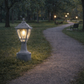 HDC Classic Black Outdoor Gate Light for Garden & Landscape Lighting
